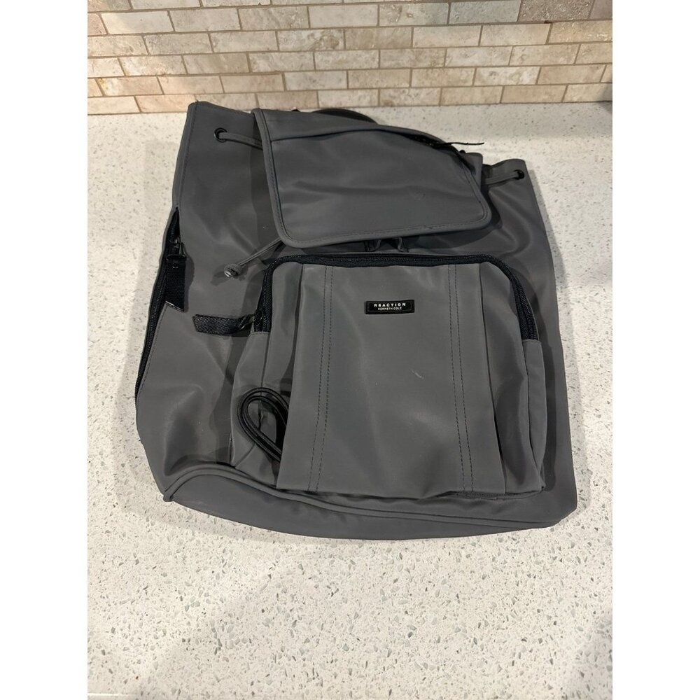 reaction kenneth cole backpack grey‎